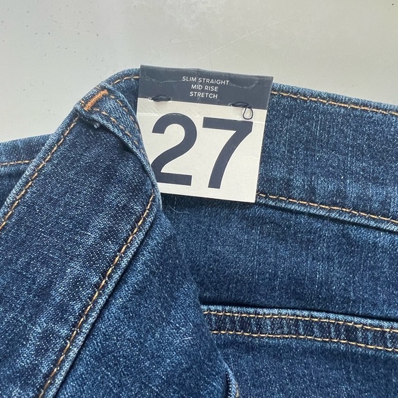 Mid Rise Straight Jeans - Picture 3 of 4